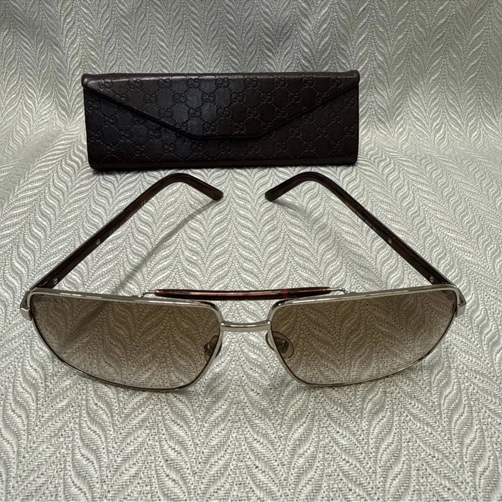 Vintage Gucci Tortoise Shell Sunglasses UNISEX